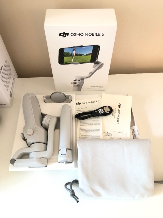 DJI Other - NIB DJI Osmo Mobile 6 Smartphone Gimbal Stabilizer Slate Gray Complete